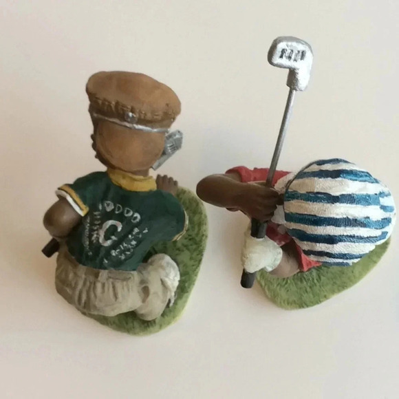 Stylist Black Boys Golf Figurines by UG - Picture 8 of 9